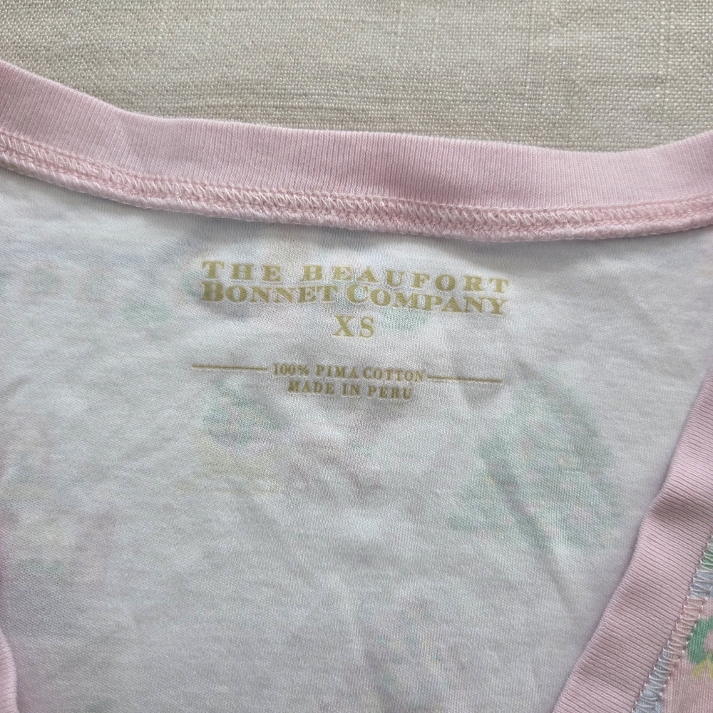 The Beaufort Bonnet Company Pajamas Pastel House Church Christmas XS 100% Cotton - Picture 3 of 9